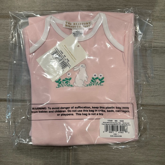 Pima cotton/ Adorable Everyday Set from Beaufort Bonnet/ Size 0-3 Months - Picture 4 of 4